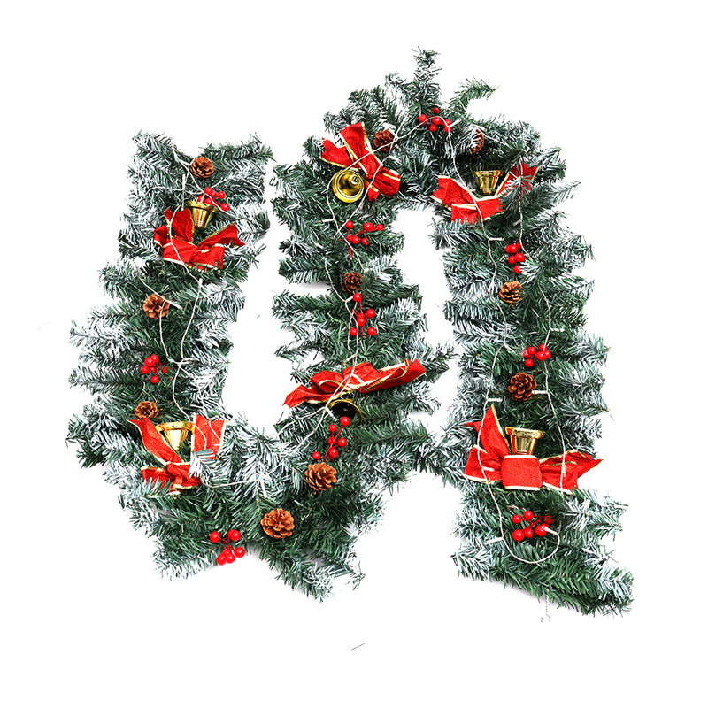 Lifeideas Spruced Artificial Lighted Christmas Garland Holiday Decoration