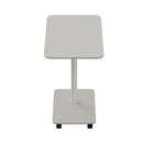 Livingandhome Sofa Bed Side Table with Wheels and Storage