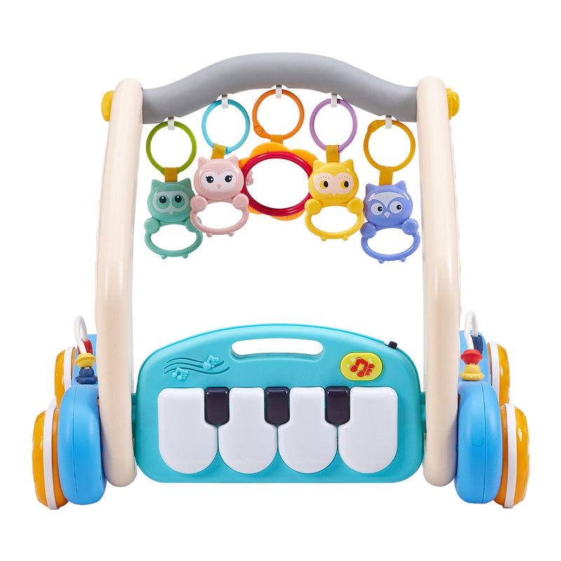 Livingandhome 2in1 Baby Play Mat and Walker with Musical Keyboard