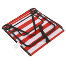 Outsunny Garden Beach Chair Mat, Sun Lounger Seats with Adjustable Back