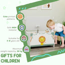 AIYAPLAY Toy Box With Lid, Safety Hinges For Kids, Nursery, Bedroom,