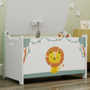 AIYAPLAY Toy Box With Lid, Safety Hinges For Kids, Nursery, Bedroom,
