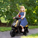 AIYAPLAY 6V Kids Electric Motorbike With Headlight And Music - Black/Green/Pink