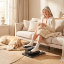 SPORTNOW Under Desk Elliptical Machine with Manual & Auto Modes
