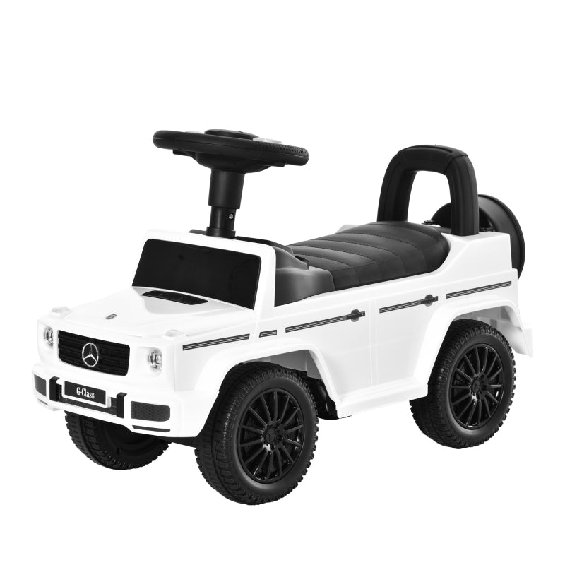 HOMCOM Kids Ride On Car Mercedes Benz G350 - White