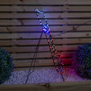 60cm X 42cm Light Up FlexiBrights Christmas Stocking Silhouette With 134 Multi-Coloured LEDs