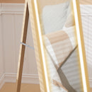 HOMCOM Dimming Full Length Mirror w/ Lights Standing Leaning Wall Mount