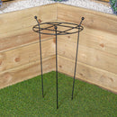 Tom Chambers Cottage Heavy Duty Black Metal Steel Herbaceous Garden Plant Support Grow Through Small 60cm X 35cm