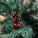 Premier 270cm (9ft) Christmas Garland Decoration With Red Berries & Cones