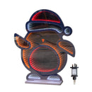 60cm Light up Christmas Robin Infinity Light with Multi-Coloured LEDs