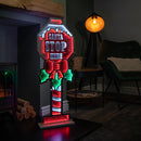 90cm Light up Santa Stop Here Sign Christmas Infinity Decoration with LEDs