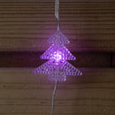 1.2m x 1.2m Light up FlexiBrights Christmas Tree Curtain Lights with 108 Rainbow LEDs