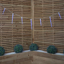 6.9m Icicle Christmas Chaser Lights with 72 Blue LEDs