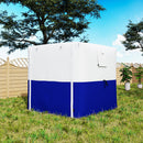 Outsunny 2 x 2m Pop Up Gazebo with Sides Easy up Party Tent, Blue