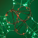 42cm x 44cm Light up Christmas Holly and Berries Dewdrop Silhouette with Twinkling LEDs