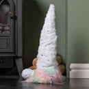 70cm Festive Christmas Rainbow Haired Plush Gonk Dangly Legs & Starry Hat