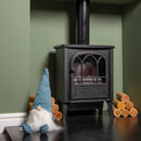 53cm Blue Sitting Christmas Gonk Decoration with Knitted Hat and Dangly Legs