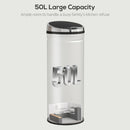 HOMCOM 50L Sensor Bin, Stainless Steel Kitchen Bin With Automatic Close