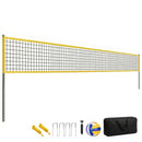 SPORTNOW Portable Volleyball Net Set with Adjustable Height Steel Poles