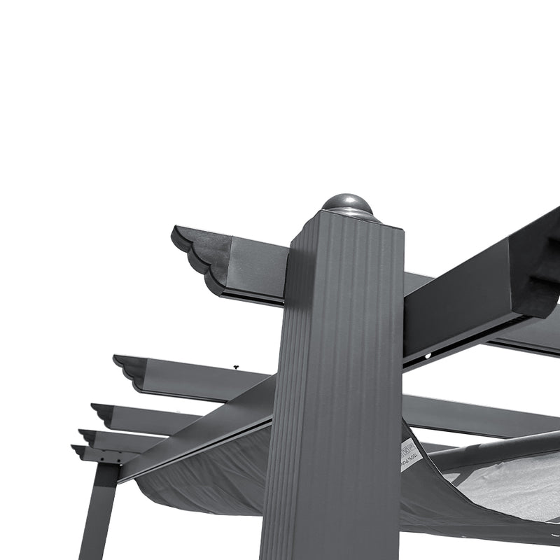 Livingandhome Aluminum Pergola For Patio Deck