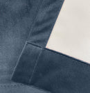 Luxury Enhanced Living Navy Velvet, Supersoft, 100% Blackout, Thermal Curtains with Tape Top - Pair