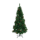 Lifeideas 6FT/1.8M Artificial Christmas Tree with Foldable Metal Stand