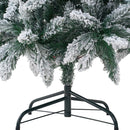 Lifeideas Flocked Christmas Tree with Sturdy X-Frame Stand