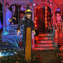 Hanging Witch With Glowing Eyes