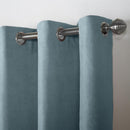 Velvet Chenille Unlined Ring Top Curtains