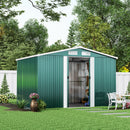 Breeins 6 x 8ft Metal Garden Tool Storage Shed