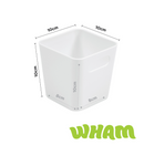 Small Studio Basket Square Ice White