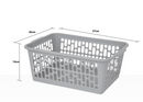 Single Large Handy Basket Grey