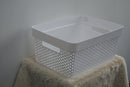 Lewis's Dots Basket - White