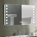 Modern Fog-Free LED Horizontal Bathroom Mirror
