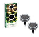 2pk Solar Ground Deck Lights