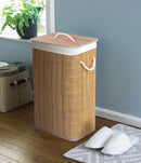 Bamboo Laundry Basket Square