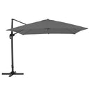 Livingandhome Large Square Canopy Rotating Outdoor Cantilever Parasol