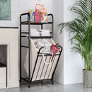 Lifeideas 3-Tier Tilt Out Laundry Hamper Shelf Bathroom Storage Organizer Rack