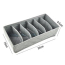 Lifeideas 3 Packs Underwear Drawer Organizer Storage Box Bra Tidy Socks Ties Draw Divider
