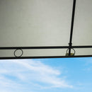 Athena 3m x 3m Steel Garden Gazebo Shelter With Polyester Cover (Beige)