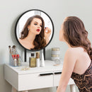 HOMCOM Dressing Table Vanity Set Make Up Desk With Mirror & Stool White