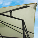 Athena 3m x 3m Steel Garden Gazebo Shelter With Polyester Cover (Beige)