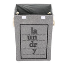 Lifeideas Foldable Home Laundry Baskets Laundry Hamper with Lid and Rope Handles
