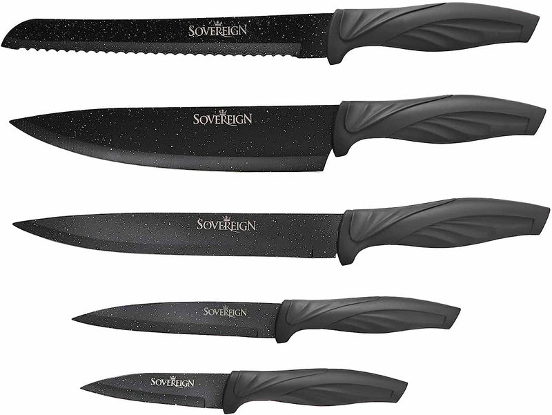 Lewis's Sovereign Stone Kitchen Knife Set - Set of 6 - INSTORE PURCHASE ONLY