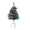 Lifeideas Artificial Christmas Tree with LED Lights and Decorations