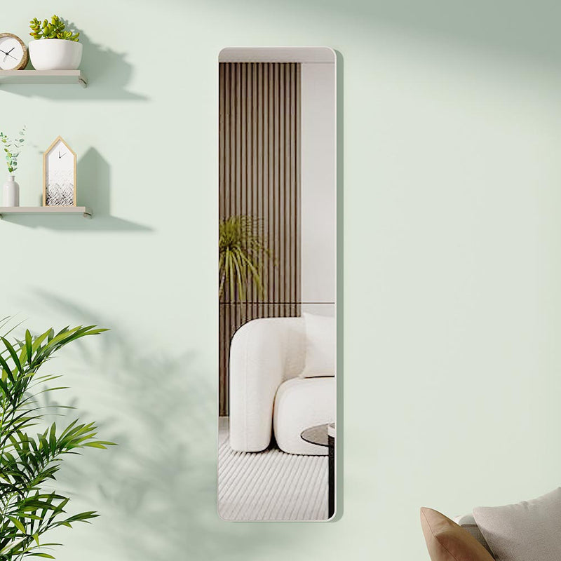 Livingandhome Full Length Mirror with Rounded Corners Door Hanging