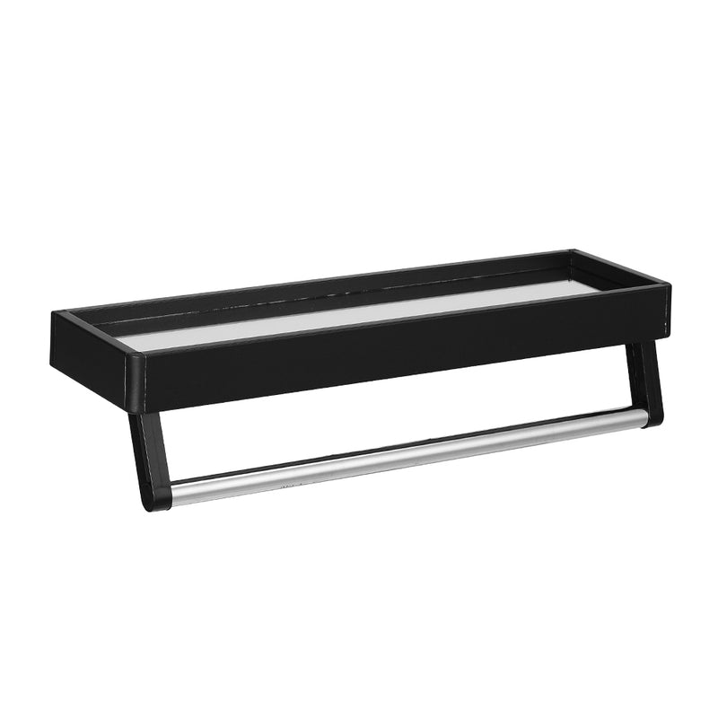 Livingandhome Modern Wall Mirror with Built-In Shelf