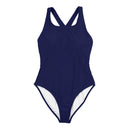 Women One Piece U-Neckline Swimsuit - Blue