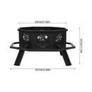 Breeins Heavy Duty Wood Burning Octagonal Fire Pit