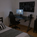 Livingandhome Durable Gaming Table with Cup Holder